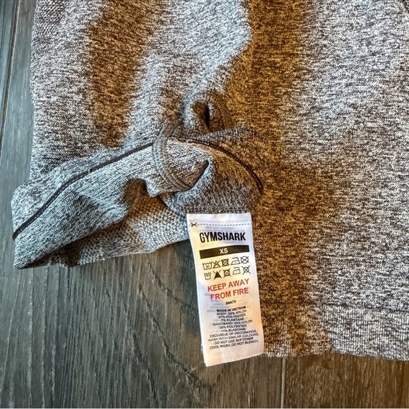 Gymshark High Rise Flex Shorts in Greyed Purple/White Size XS - Picture 7 of 7